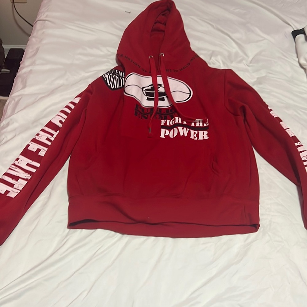 Red hoodie